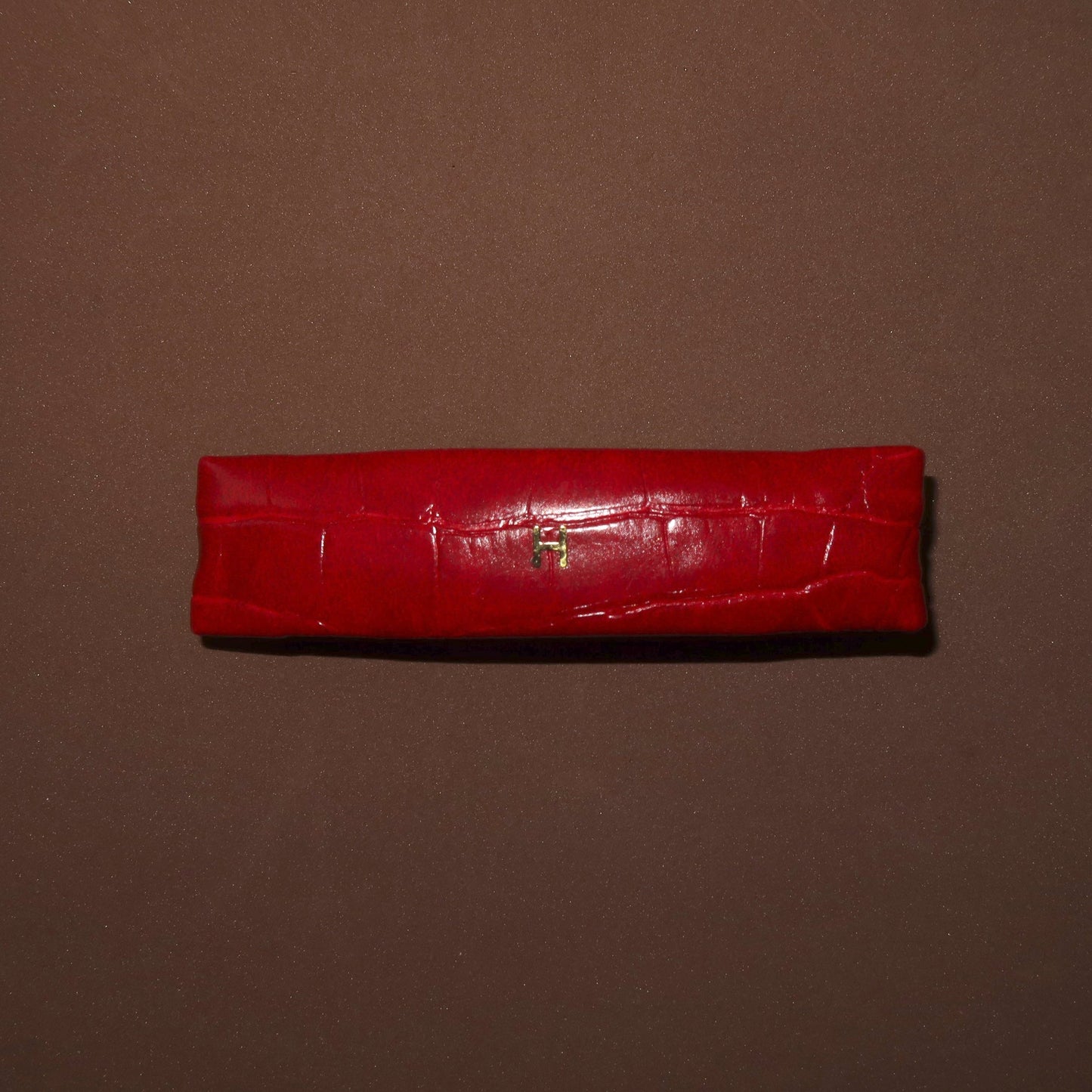 Baget Kırmızı Krokodil Toka