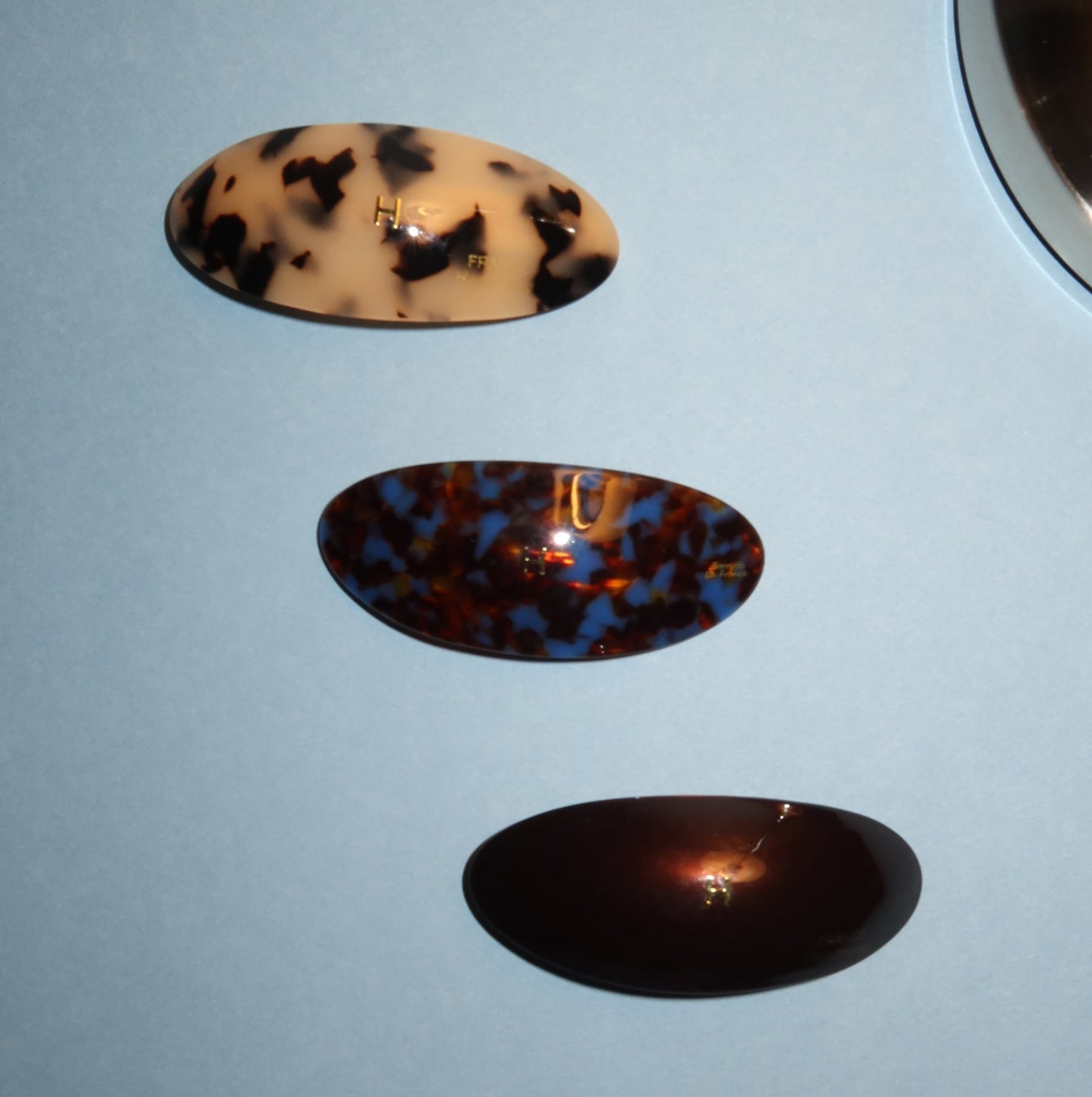 Blue Amber Oval - Customizable