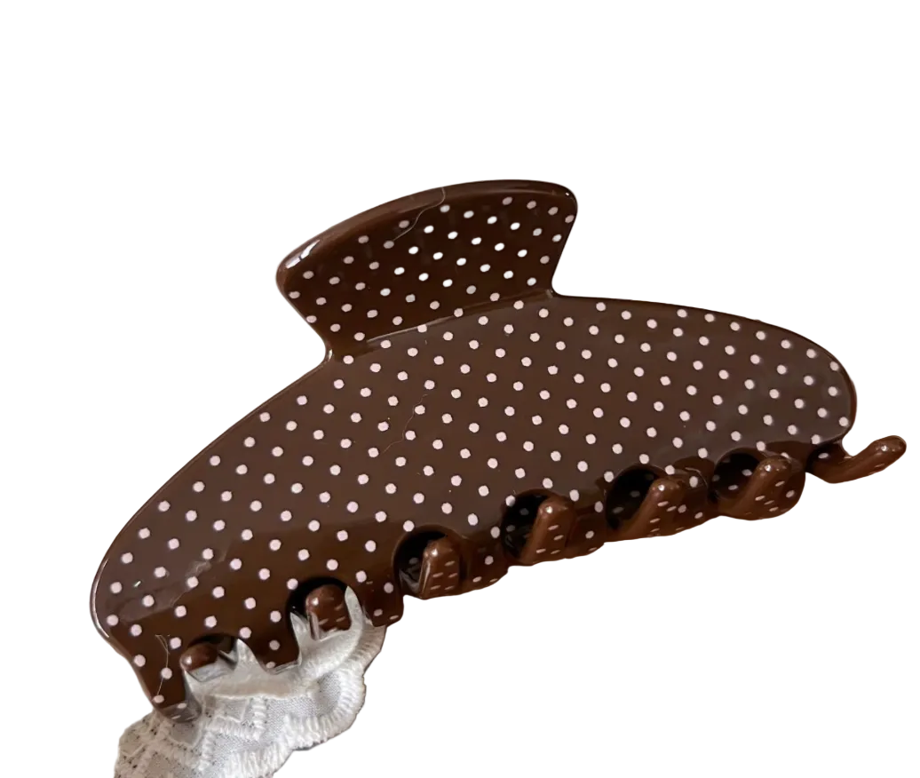 Kahve Large Puantiyeli