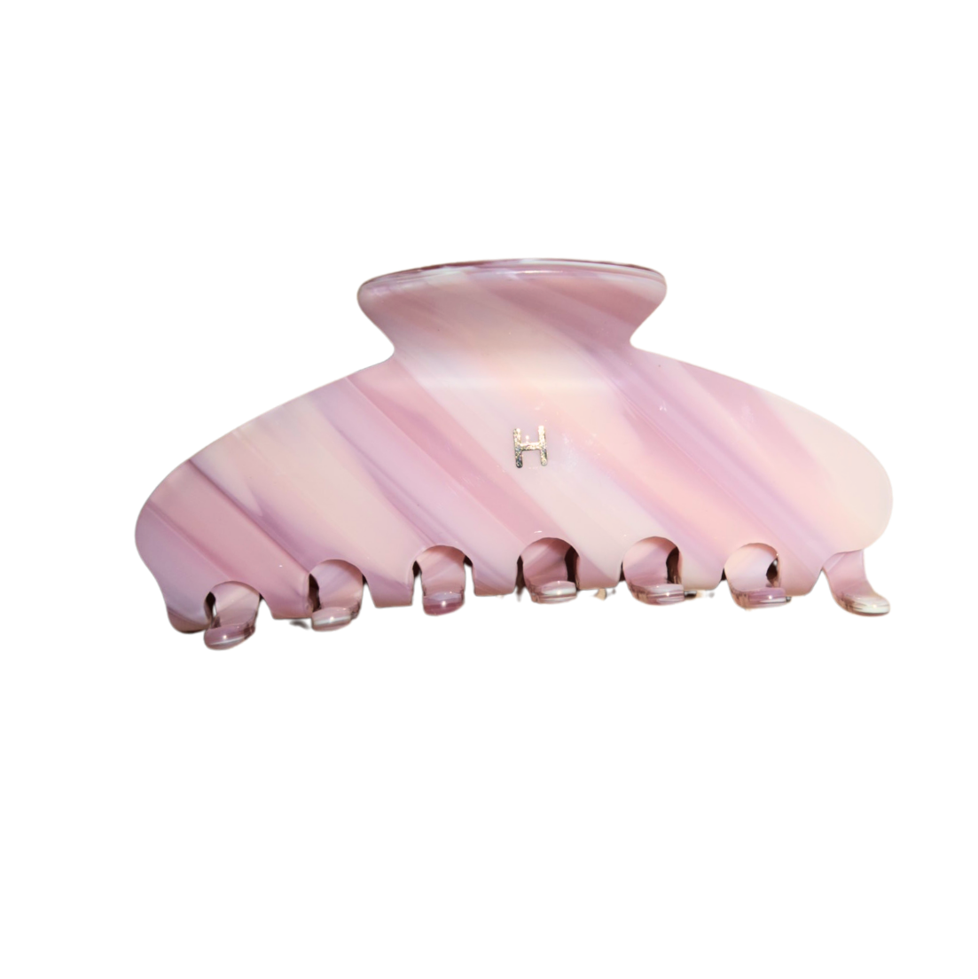Acik Pembe Cizgili L - Kisisellestirilebilir