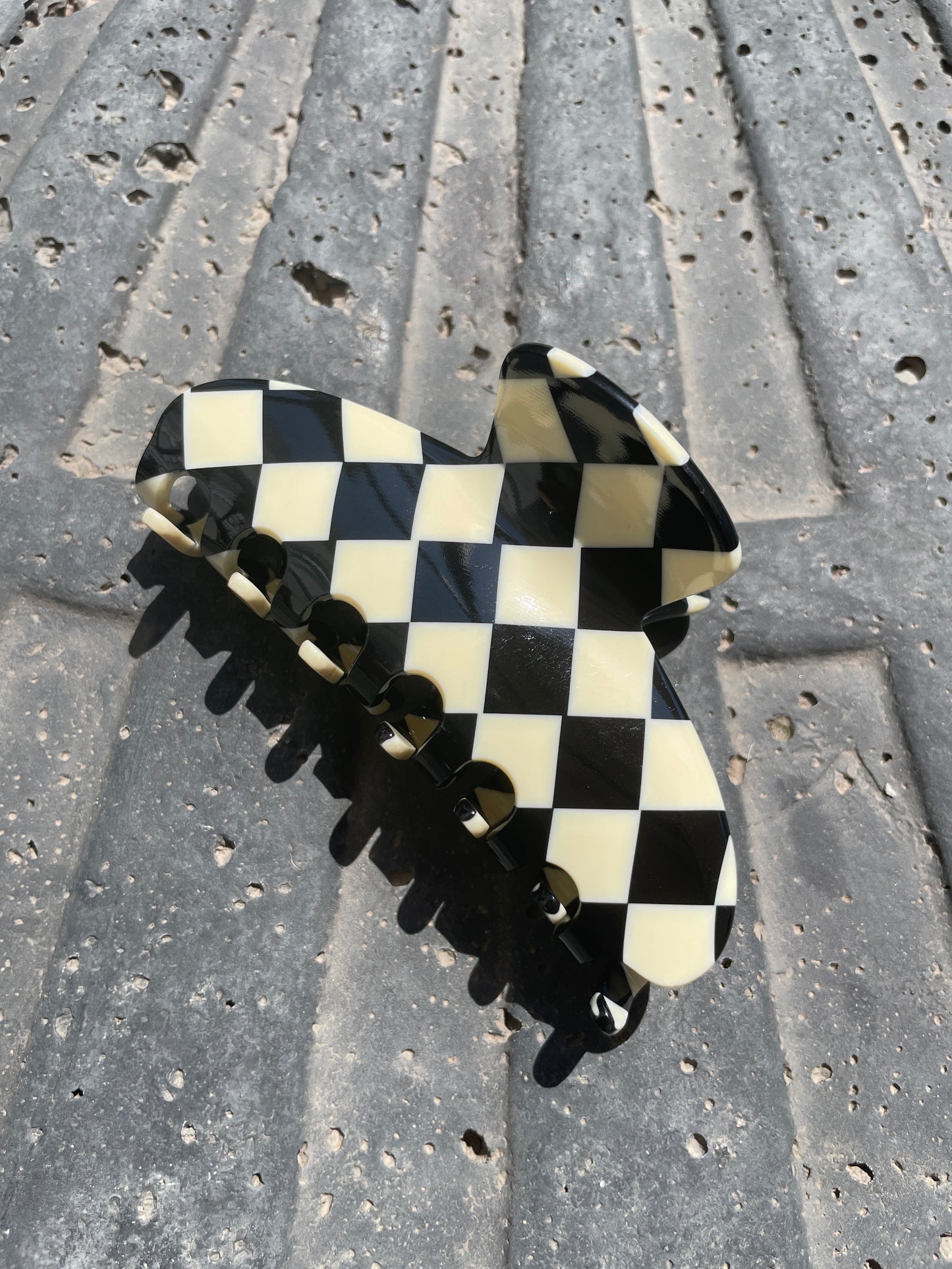 Checkered Claw Clip L