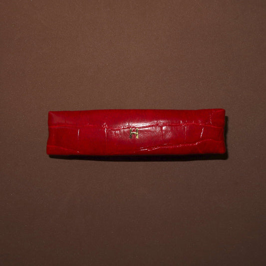 Baget Kırmızı Krokodil Toka