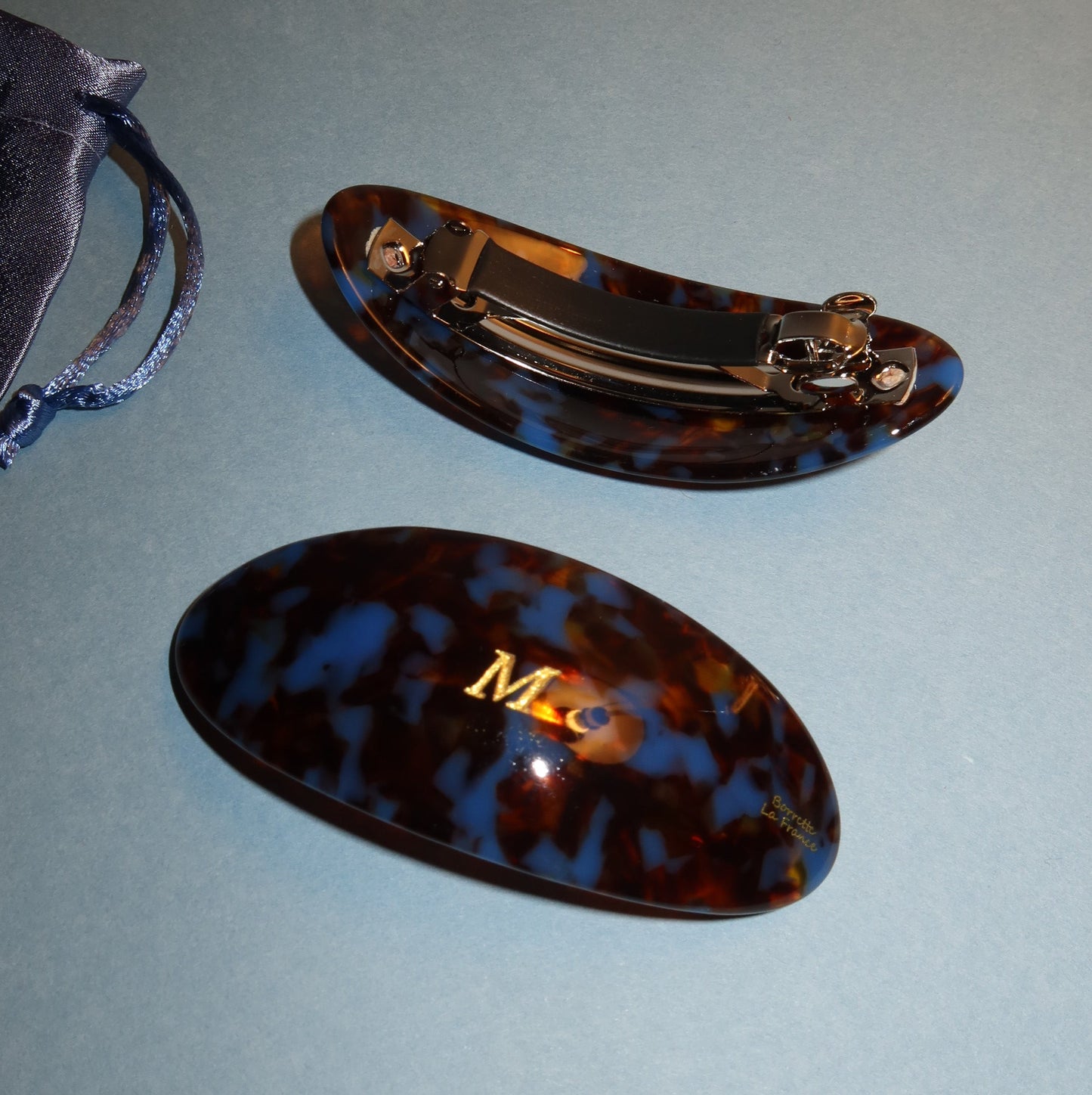 Blue Amber Oval - Customizable