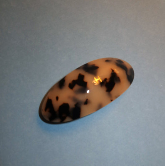 Krem Tortoise Oval - Kişiselleştirilebilir