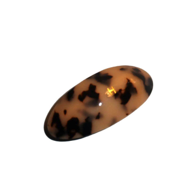 Krem Tortoise Oval - Kişiselleştirilebilir