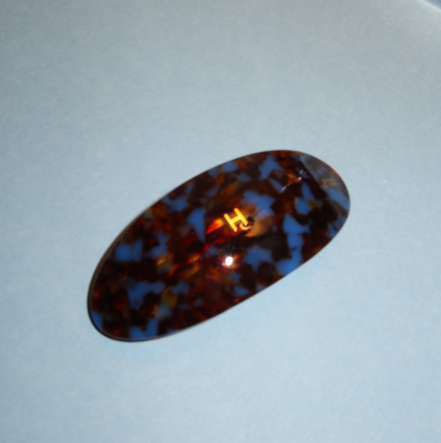 Blue Amber Oval - Customizable