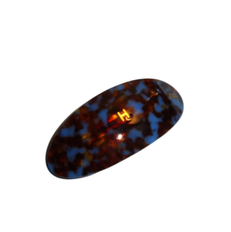 Mavi Amber Oval - Kişiselleştirilebilir