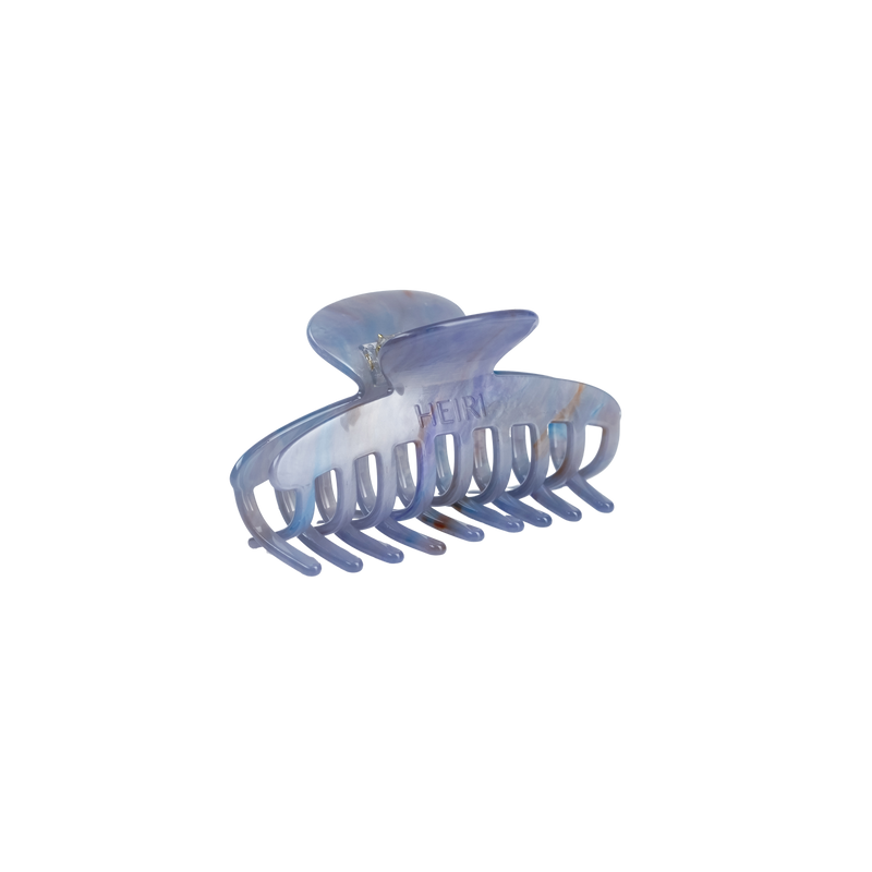 Grey Wide Teeth Hair Claws L